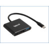 HUB Type-C 3 em 1 HDMI USB 3.0 PD100W Igual