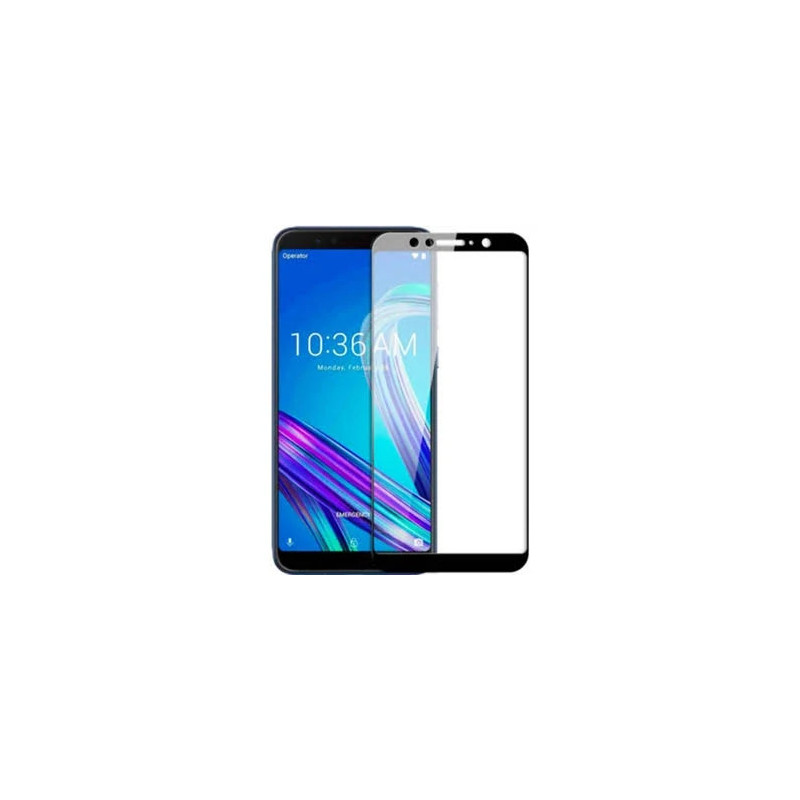 Pelicula Vidro Temperado 2.5D Preta para Asus Zenfone Max Pro M1