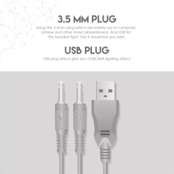 Auscultador Fantech Visage II HG17s Space Edition