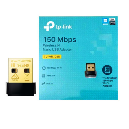 Adaptador USB Nano TP-Link TL-WN725N Wireless N