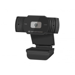 Webcam Conceptronic AMDIS04B 1080P Mic c/Proteção de privaciddade