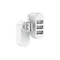 HUB USB 2.0 com 3 Portas 180º