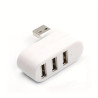 HUB USB 2.0 com 3 Portas 180º