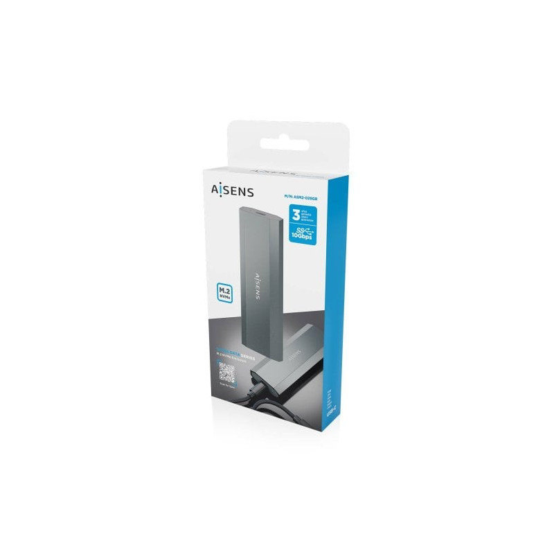Caixa Exterma M.2 Aisens ASM2-029GR NVMe USB3.2 GEN2