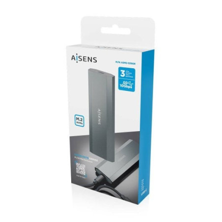 Caixa Exterma M.2 Aisens ASM2-029GR NVMe USB3.2 GEN2