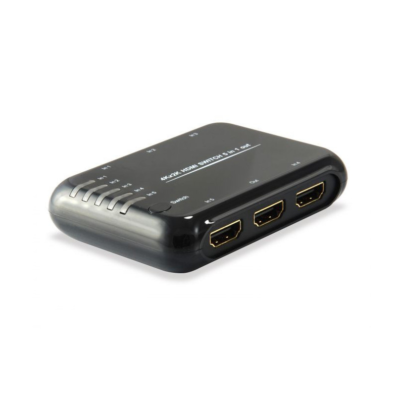 Switch HDMi 1.4 Equip 5X 4K30Hz c/comando