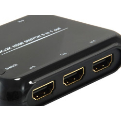 Switch HDMi 1.4 Equip 5X 4K30Hz c/comando