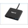 HUB Type-C 3 em 1 HDMI USB 3.0 PD100W Igual